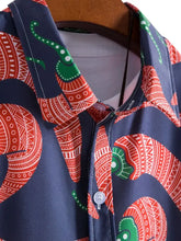 Men's Pepper Printed Button Down Shirt Mens Tops