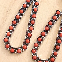 Alloy Beaded Teardrop Earrings Earrings