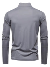 Men's Sun Protection Long Sleeve Half-Zip T-Shirt Mens Tops