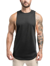 Men's Plus Size Round Neck Tank Mens Tops