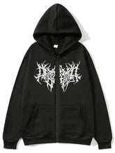 Men's Full Size Zip Up Long Sleeve Hoodie Plus Size Black Mens Tops