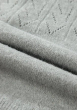 Openwork Button Down Long Sleeve Cardigan Woman Outerwear