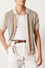Men's Plus Size Striped Button Up Short Sleeve Shirt Mens Tops
