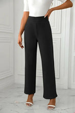 High Waist Straight Leg Pants Woman Pants