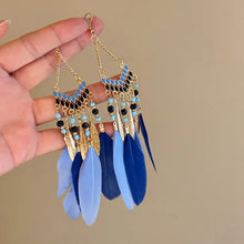 Alloy Rice Bead Dangle Earrings Earrings