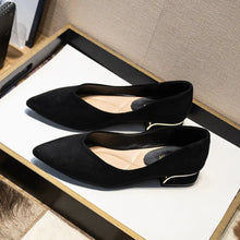 Point Toe Block Heels Slip-Ons Woman Loafers