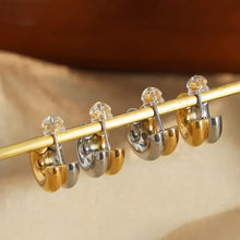18K Gold-Plated C-Hoop Earrings Earrings