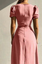 Sweetheart Neck Short Sleeve Dress Casual Dresses