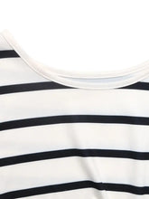 Slit Twisted Striped Sleeveless Midi Dress Casual Dresses