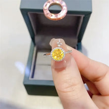 1 Carat Moissanite 925 Sterling Silver Ring Rings