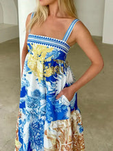 Pocketed Printed Sleeveless Cami Dress Casual Dresses