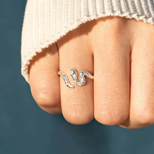 925 Sterling Silver Snake Ring Silver 7 Rings