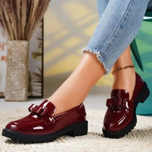 Round Toe Platform Loafer Woman Loafers