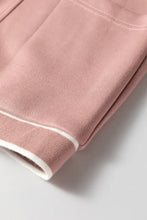 Contrast Trim V Neck Button Up Cardigan Woman Outerwear