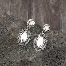 Alloy Flower Dangle Earrings Earrings