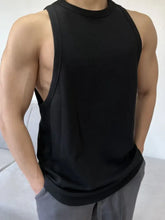 Men's Plus Size Round Neck Tank Mens Tops