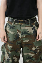 Men's Camouflage Denim Cargo Shorts Denim Shorts