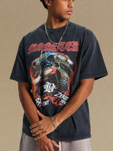 Men's Graphic Round Neck Half Sleeve T-Shirt Mens Tops