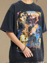 Men's Graphic Round Neck Half Sleeve T-Shirt Mens Tops