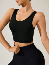 Crisscross Cropped Active Tank Woman Activewear