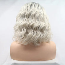 13*3" Lace Front Wigs Synthetic Mid-length Wavy 12" 130% Density Hair