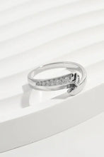 925 Sterling Silver Inlaid Zircon Ring Silver Fine Jewelry