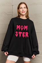 Simply Love Full Size MOM STER Graphic Sweatshirt Black Woman Sweatshirts