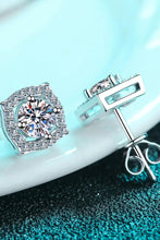 1 Carat Moissanite Geometric Stud Earrings Earrings
