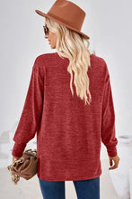 V-Neck Dropped Shoulder T-Shirt Woman T Shirts