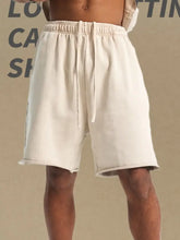 Men's Casual Drawstring Shorts Ivory Mens Bottoms