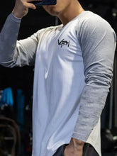 Men's Plus Size Round Neck Long Sleeve T-Shirt Mens Tops