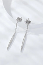 Elegant Moissanite 925 Sterling Silver Drop Earrings Earrings