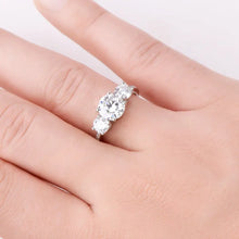 3 Carat Moissanite 925 Sterling Silver Ring Rings