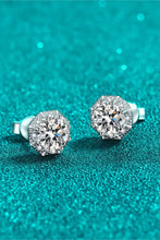 2 Carat Moissanite 925 Sterling Silver Stud Earrings Earrings