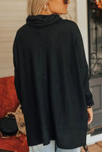 Valentine’s Day Heart Patched Turtleneck Long Sleeve Top Woman Sweatshirts