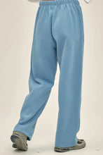 Men's Casual Drawstring Sweatpants Light Blue Woman Sweatpants