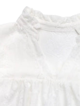 Lace Notched Cap Sleeve Mini Dress Casual Dresses