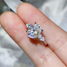3 Carat Moissanite 925 Sterling Silver Ring Fine Jewelry