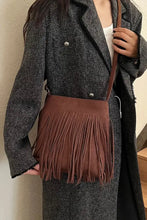 Suede Fringe Shoulder Bag Shoulder Bags