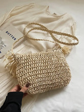Straw Braided Fringe Shoulder Bag Shoulder Bags