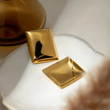 Stainless Steel Rectangular Stud Earrings Earrings