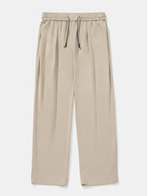 Men's Plus Size Drawstring Wide Leg Pants Khaki Woman Sweatpants