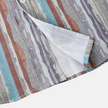 Men's Casual Vintage Striped Long Sleeve Button-Down Shirt Mens Tops