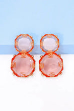 Geometrical Shape Zinc Alloy Frame Dangle Earrings Earrings