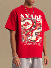 Men's Graphic Round Neck Half Sleeve T-Shirt Mens Tops