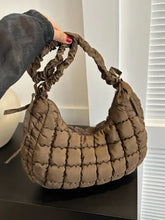 Bubble Texture Ruched Strap Quilted Shoulder Bag Shoulder Bags