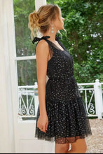 Tied Scoop Neck Mini Cami Dress Cocktail Dress