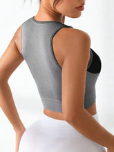 Color Block Round Neck Active Tank Woman Activewear