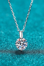 Minimalist 925 Sterling Silver Moissanite Pendant Necklace Necklaces