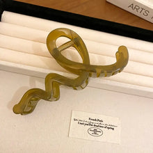 Acrylic Hair Claw Clip Olive One Size Hair Jewelry